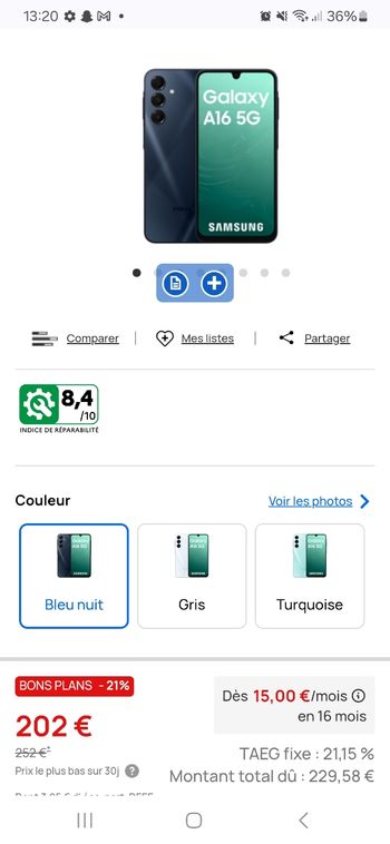 Samsung galaxie neuf