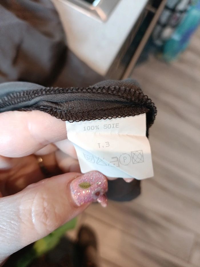 Robe en soie Pauline B. Taille 3 - photo numéro 4