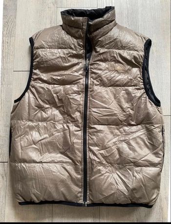 🧥 Doudoune sans manches réversible First Down – Taille M – Style urbain & confort