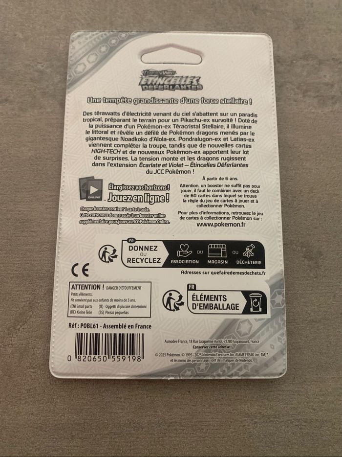 Pokémon Blister EV08 Pondralugon [ VF / NEUF ] - photo numéro 2