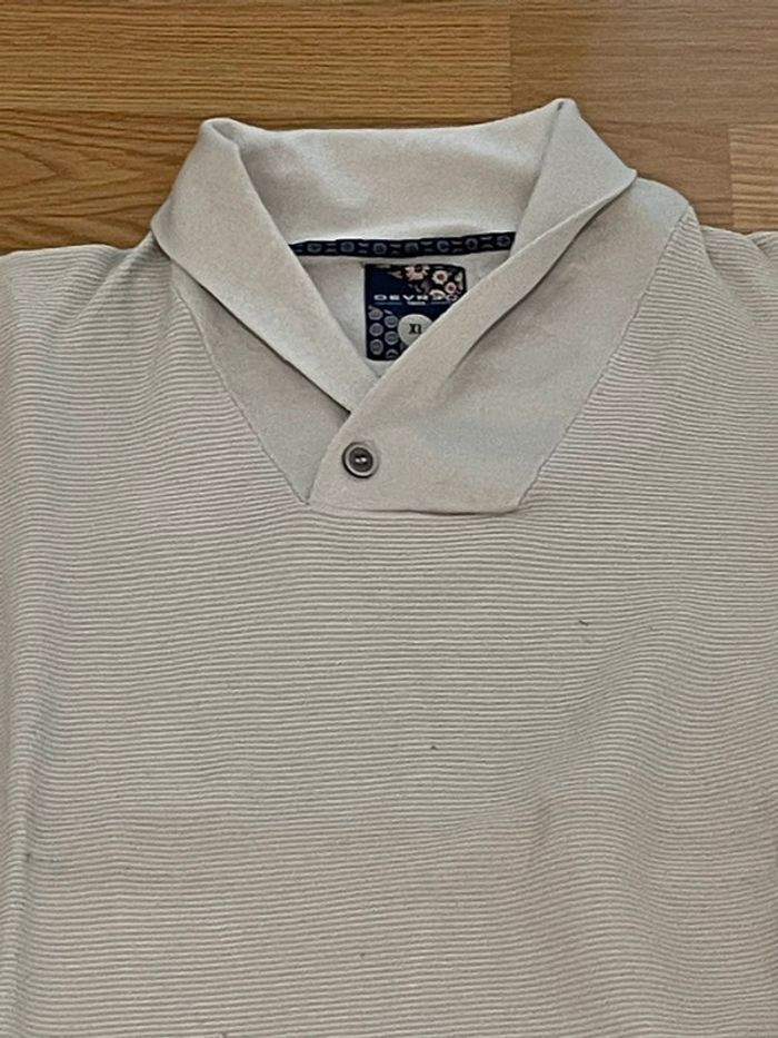 Pull homme léger gris clair taille XL - photo numéro 2