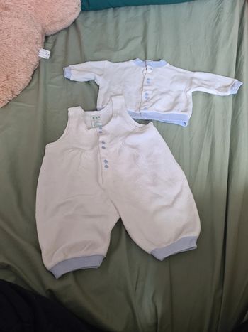 Pyjama velours 2 pieces en coton