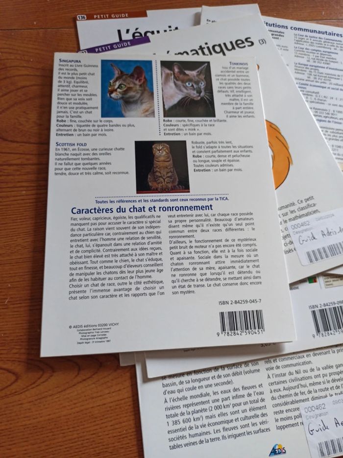 Lot de 7  petits guide AEDiS - photo numéro 6