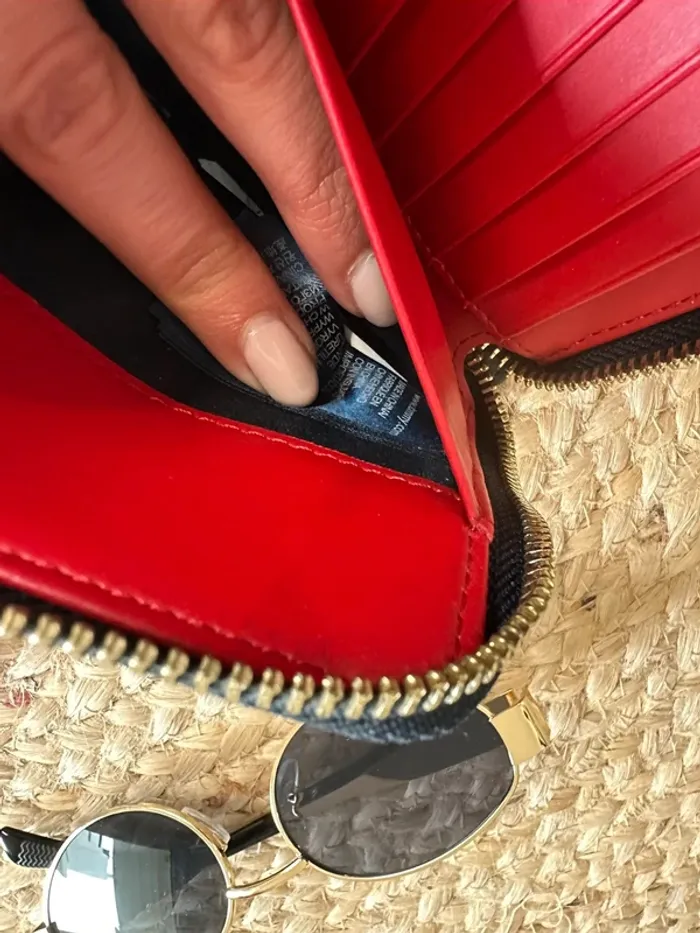 Portefeuille Tommy Hilfiger bleu marine - photo numéro 3