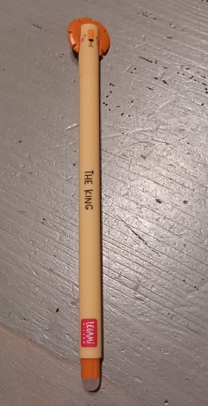 Stylo effaçable legami lion