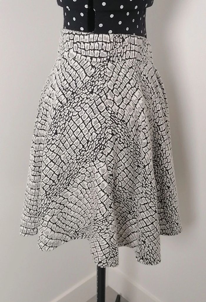 Jupe courte noir blanc taille L Brave Soul - photo numéro 5