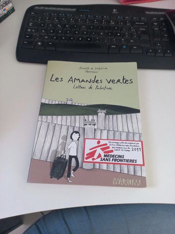 Livre les amandes vertes lettres de palestine
