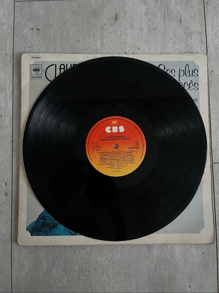 Disque 33 tours Claude François Ses plus grands succès - photo numéro 5