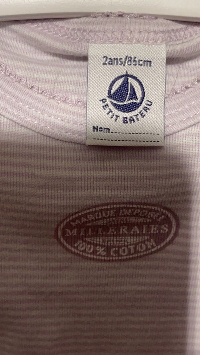 Tee-shirts fille 2 ans petit bateau - photo numéro 3