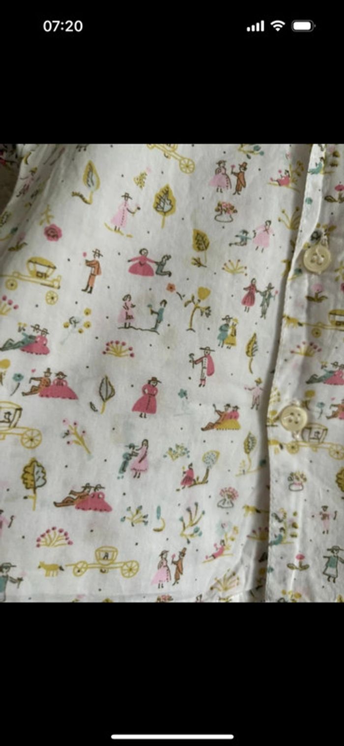 Blouse liberty taille 1 ans - photo numéro 4