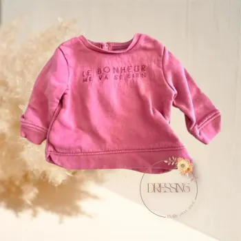 Sweat pull le bonheur me va si bien 9 mois