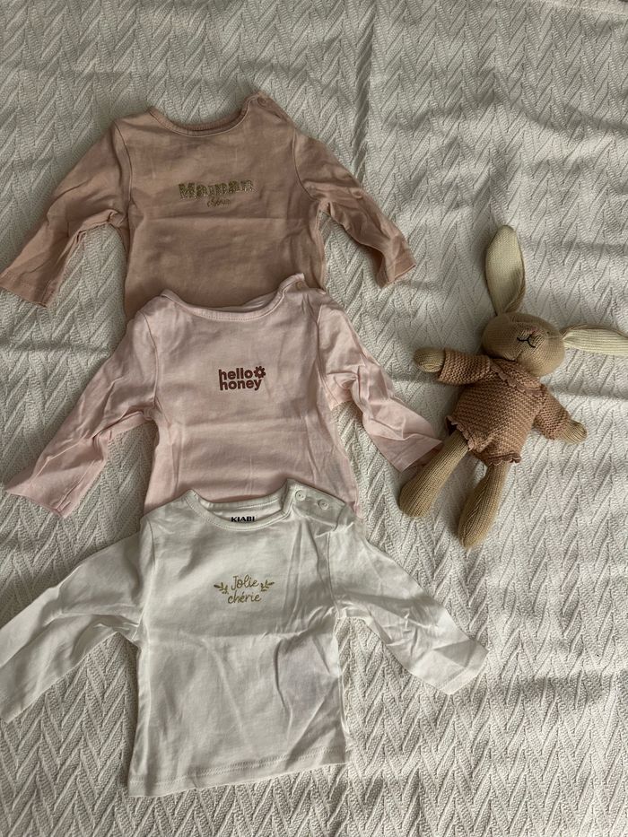 Lot de 3 tee shirt à manches longues