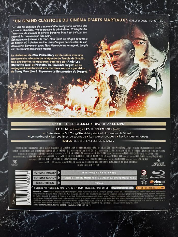 Shaolin en Blu-ray - photo numéro 2