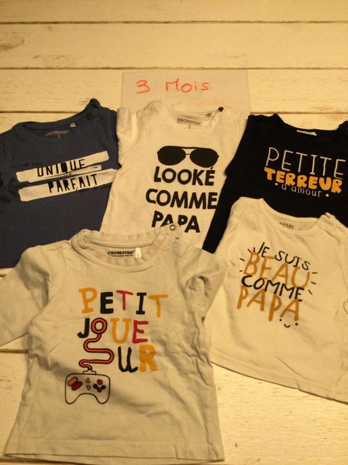 Lot 5 tee-shirts
