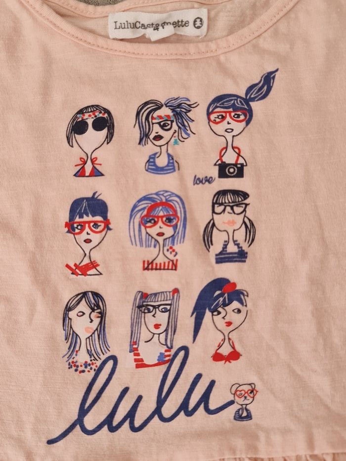 Tee shirt lulu castagnette 4 ans - photo numéro 2