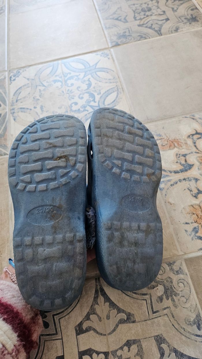 Sandales bleu crocs - photo numéro 2