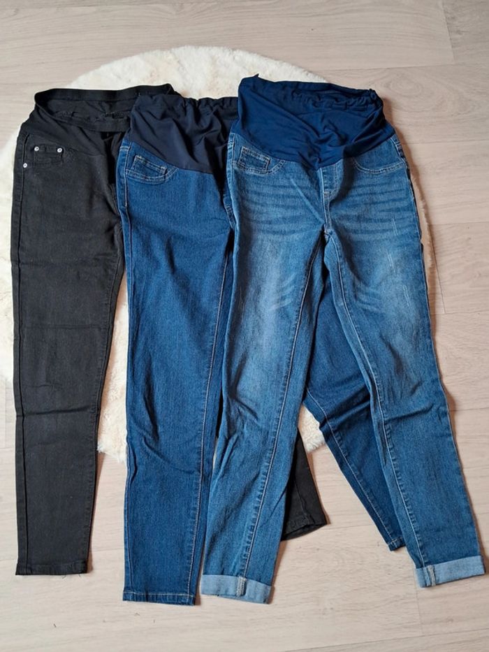Lot 3 jeans grossesse shein 7/8ème