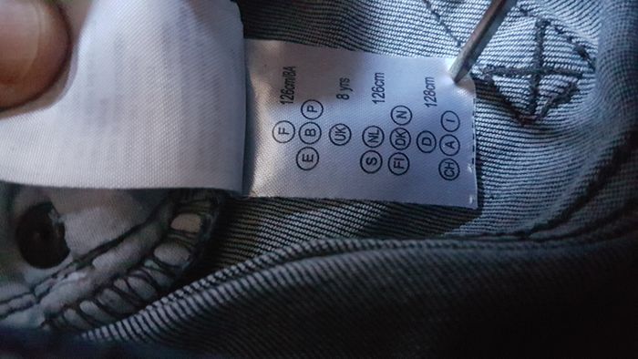 Jeans à pression fille 8 ans bleu Vert Baudet - photo numéro 6