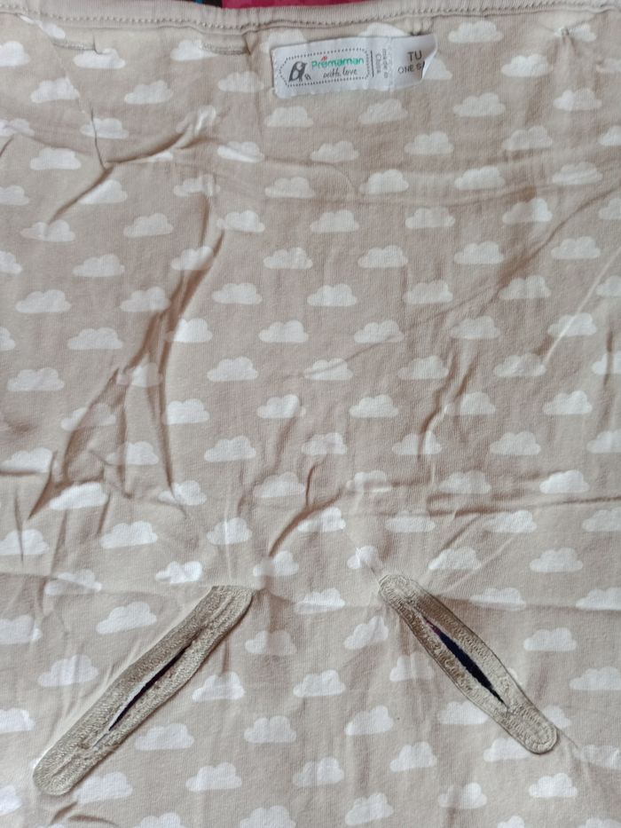 Chancelière, Nid d'ange, couverture 0-6 mois Prémaman grise - photo numéro 3