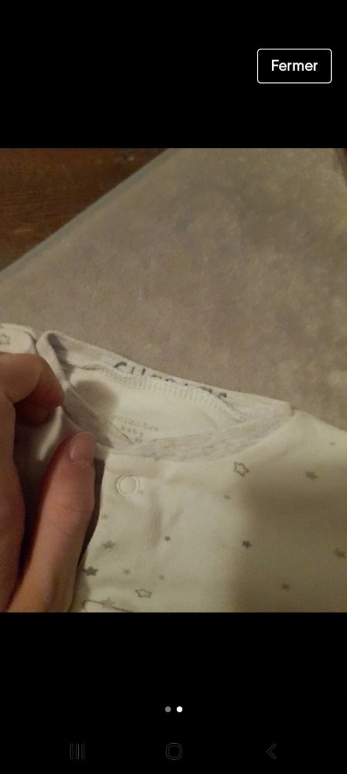 Pyjama 3 mois mixte - photo numéro 2