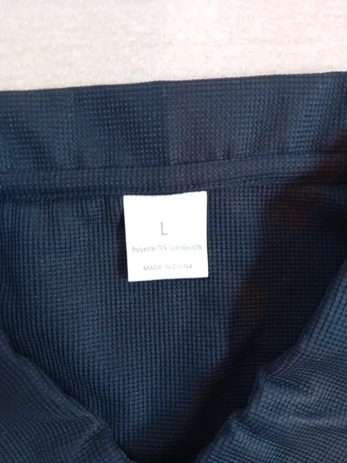 Polo noir homme - photo numéro 7