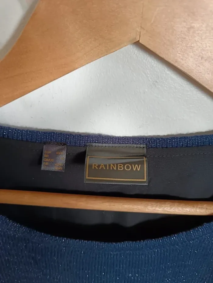 C32 blouse bleu Rainbow 40/42 - photo numéro 3