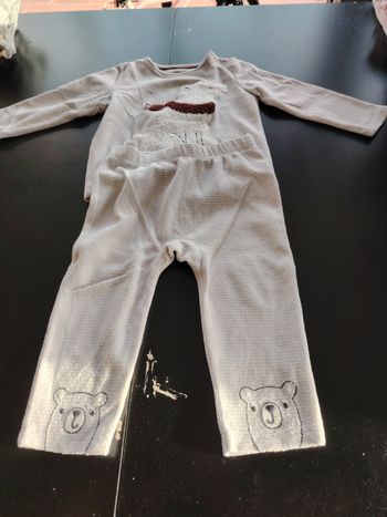 Pyjama chaud 2 pièces