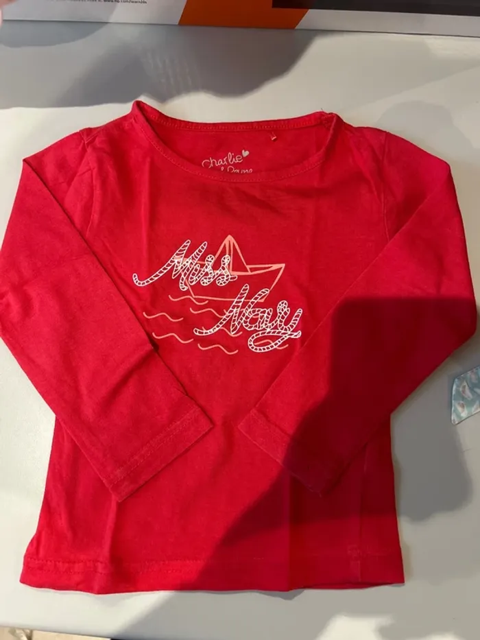 T shirt manches longues fille