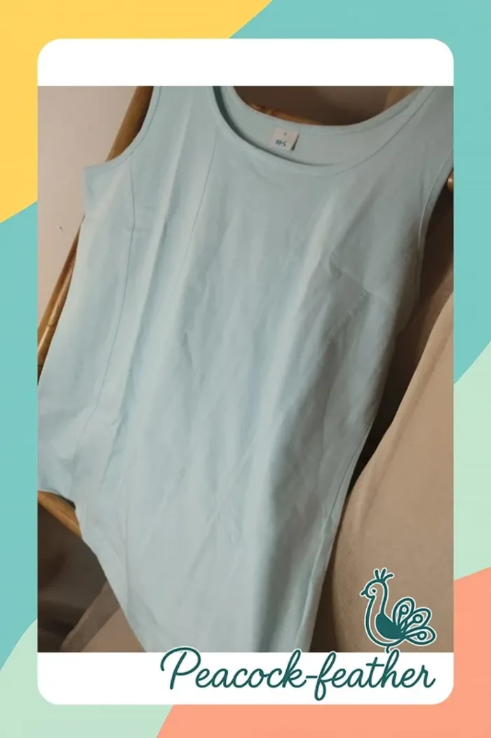 Débardeur bleu neuf L m&s - photo numéro 5