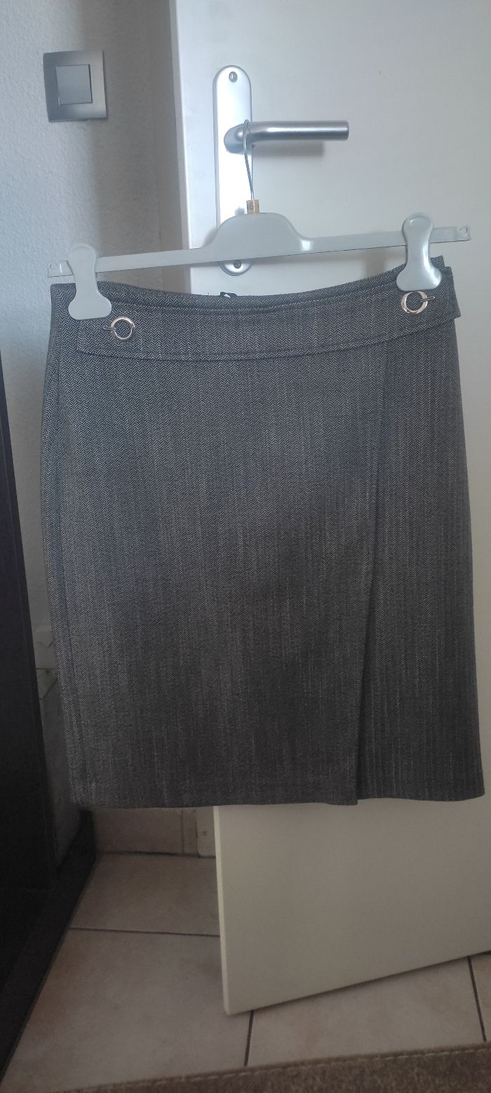 Jupe hiver mi-longue T40