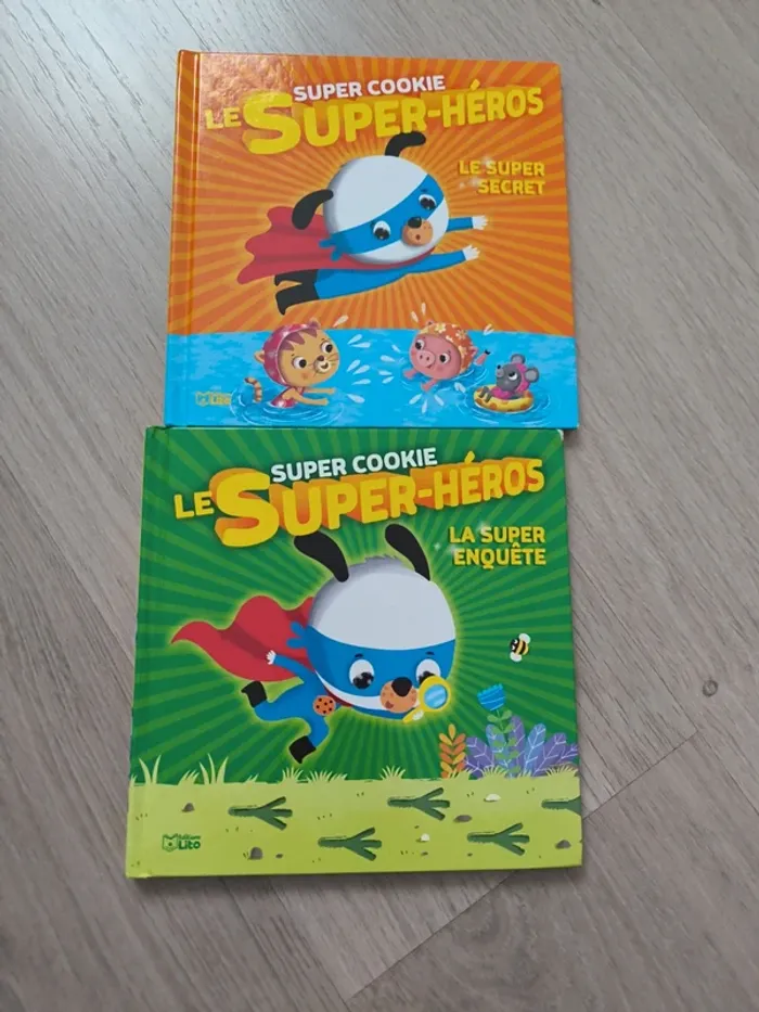 Lot 2 livres Super Cookie