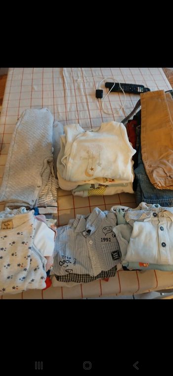 Lot 62 vêtements 6 mois garçon