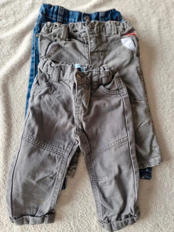 Lot de 3 pantalons 12 mois
