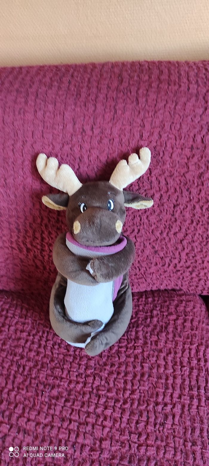 Peluche cerf avec plaid polaire babymoov - photo numéro 2