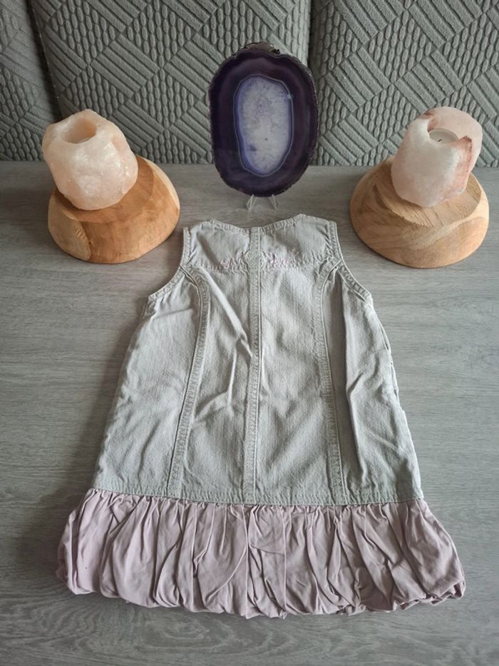 Jolie robe en jean gris 18 mois - photo numéro 5