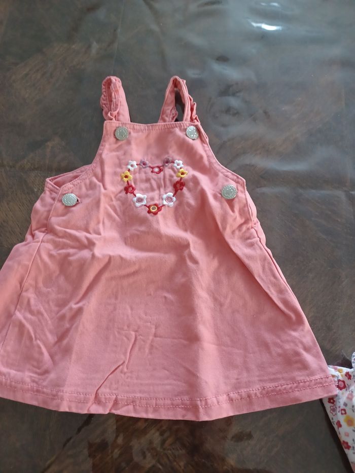 Ensemble robe rose + Tee-shirt