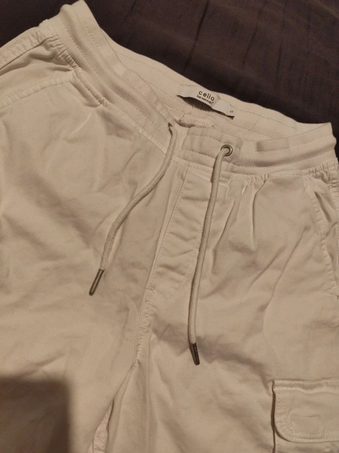 Short blanc Celio taille S - photo numéro 2