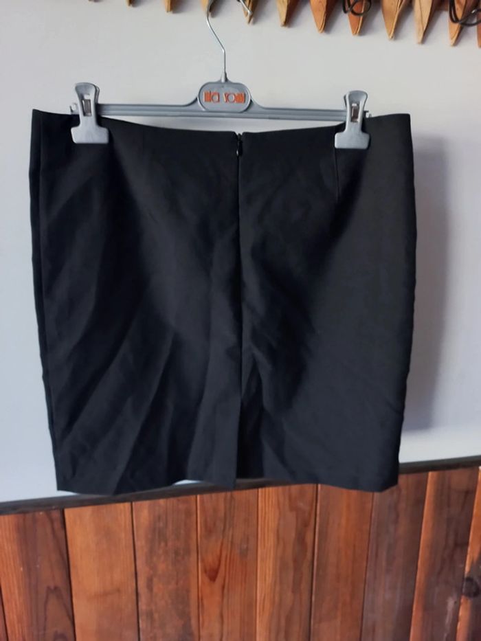 Mini jupe tailleur noire - photo numéro 2