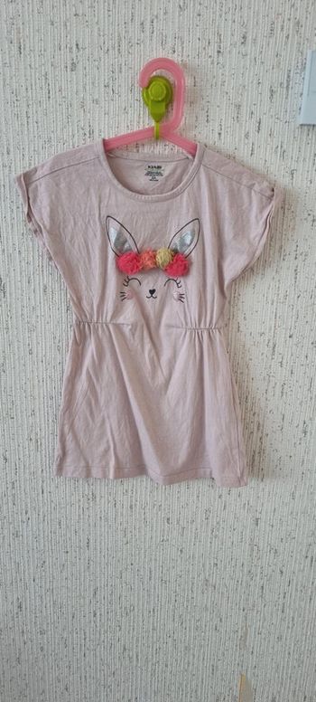 Robe lapin pompon robe taille 5 ans kiabi