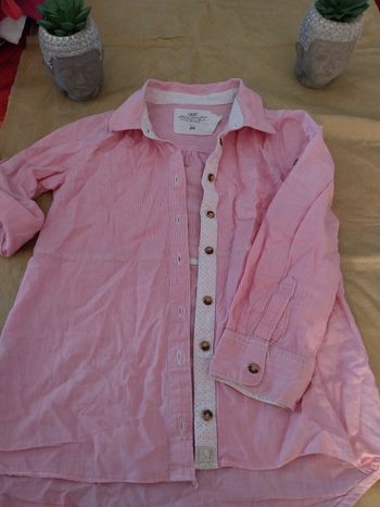chemise rose fille 4 /5 ans