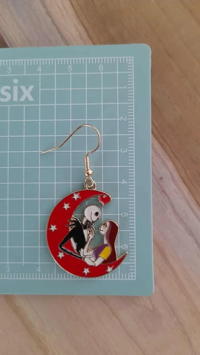 Boucle d'oreilles Jack et Sally - photo numéro 3