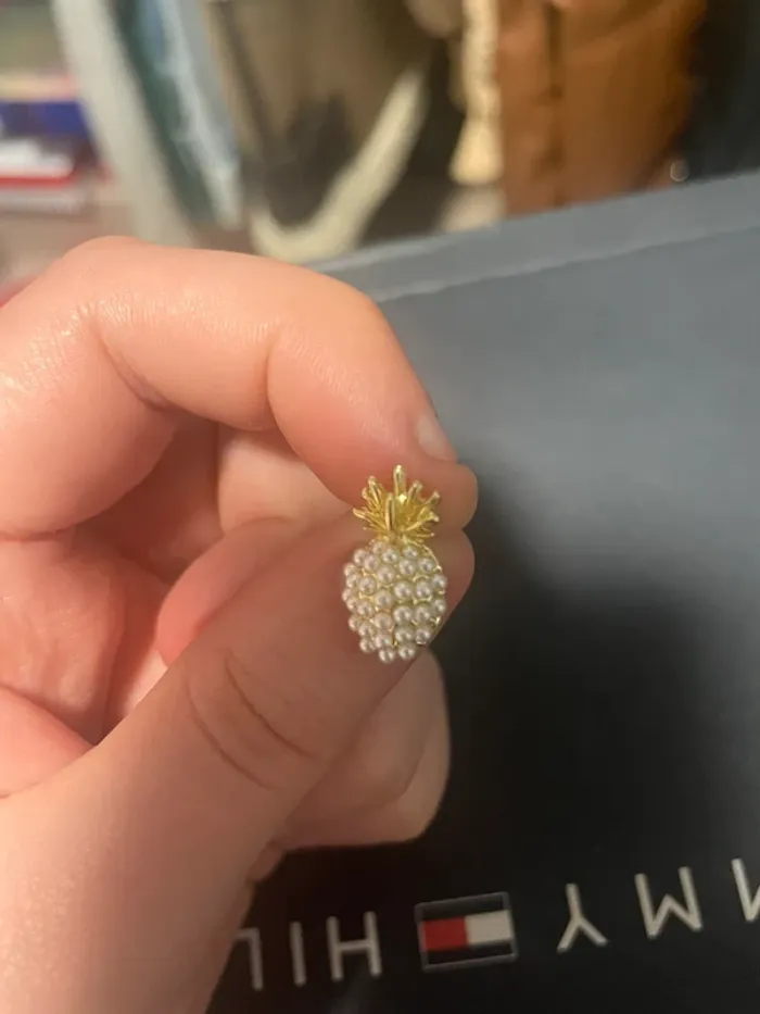 Boucle d’oreilles mini ananas - photo numéro 2