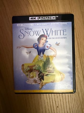 🎬 Blanche-Neige et les Sept Nains Collector’s Edition– 4K Ultra HD + Blu-ray – Disney 100