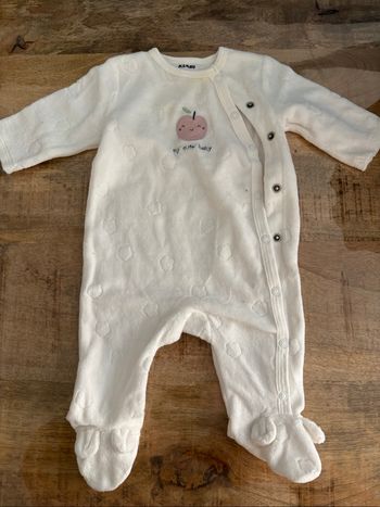 Pyjama polaire blanc