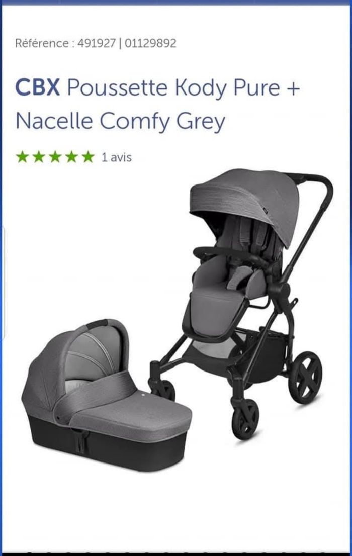 Poussette cybex grise - photo numéro 7