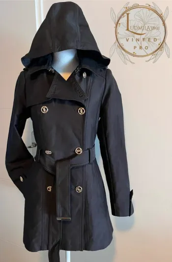 Trench à capuche noir Morgan / 222-GEDEO T38