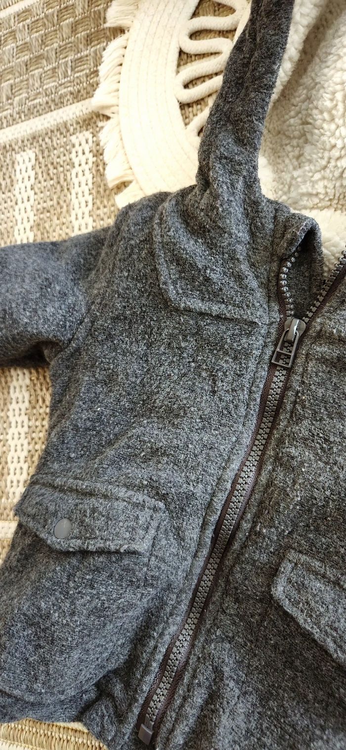 Manteau Garçon 12mois Kiabi Gris - photo numéro 2