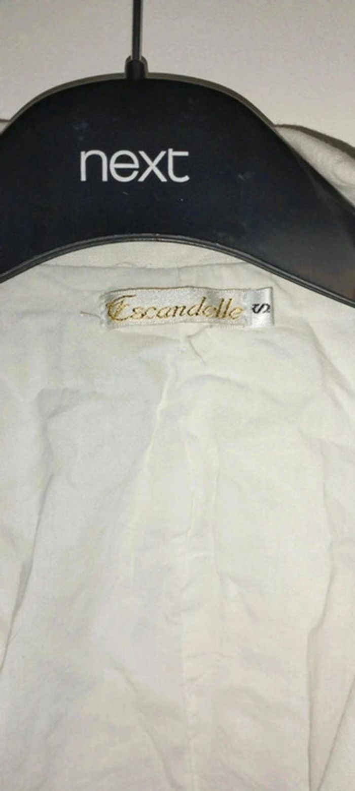 Veste tailleur blanche - photo numéro 13