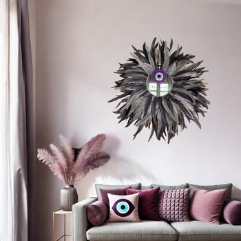 Nazar – Juju-hat bohème, plumes et œil protecteur