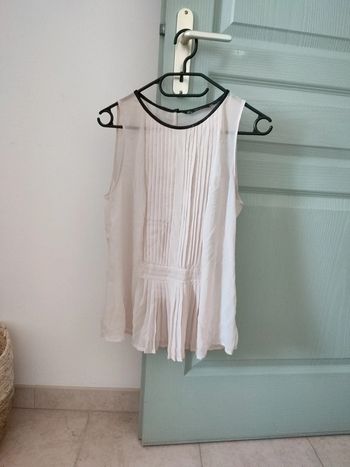 Blouse fluide rose pâle